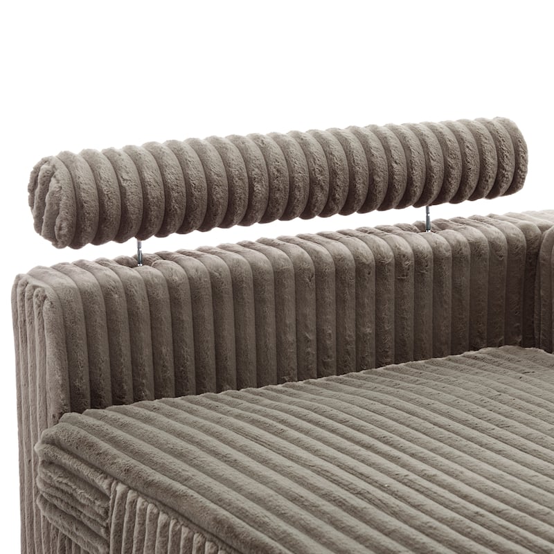 DREAMSIDEA Oversized Right Facing Chaise Lounge Lofa