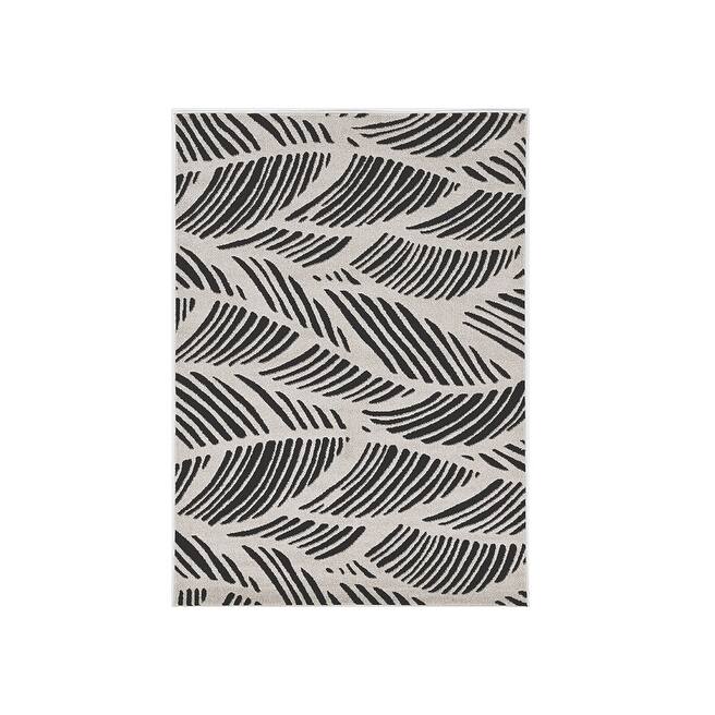 Alluto Garden-Inspired Weather Resistant Sleek Contemporary Outdoor Rug - 3' x 5'