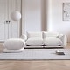 preview thumbnail 1 of 32, Living Room Furniture Love Seat Sofa Double Seat Sofa Beige