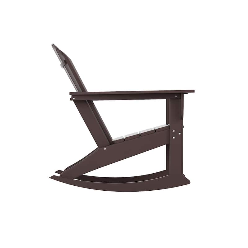 Laguna Hdpe All Weather Outdoor Patio Rocking Chair