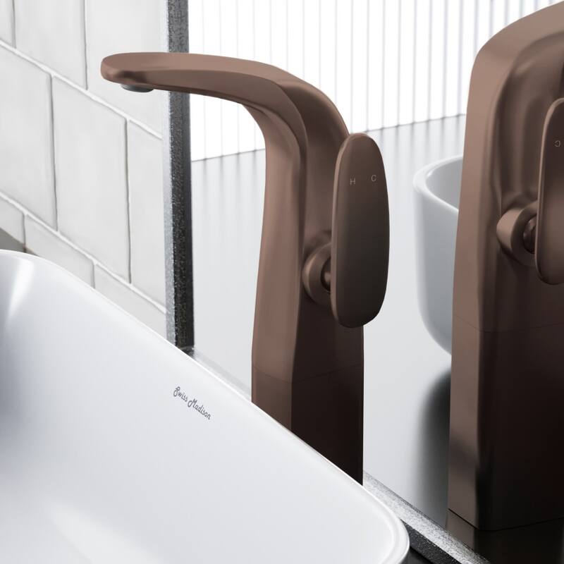 Chateau Single Hole Single-Handle High Arc Bathroom Faucet