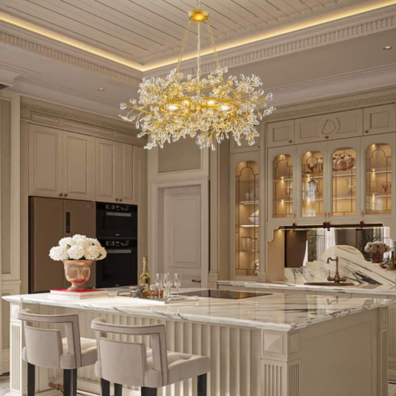 KAYLA D800/D1000/L1300 Tree Branch Chandelier Dining Pendant - Copper Color