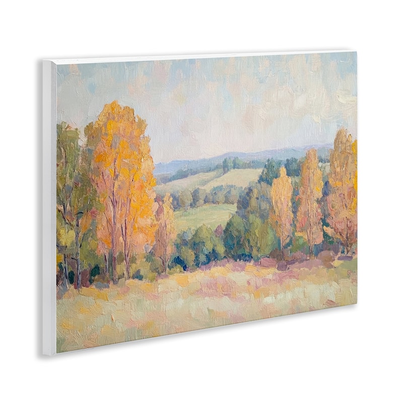 Stupell Countryside in Autumn Wall Plaque Art Design By Petal Prints Design
