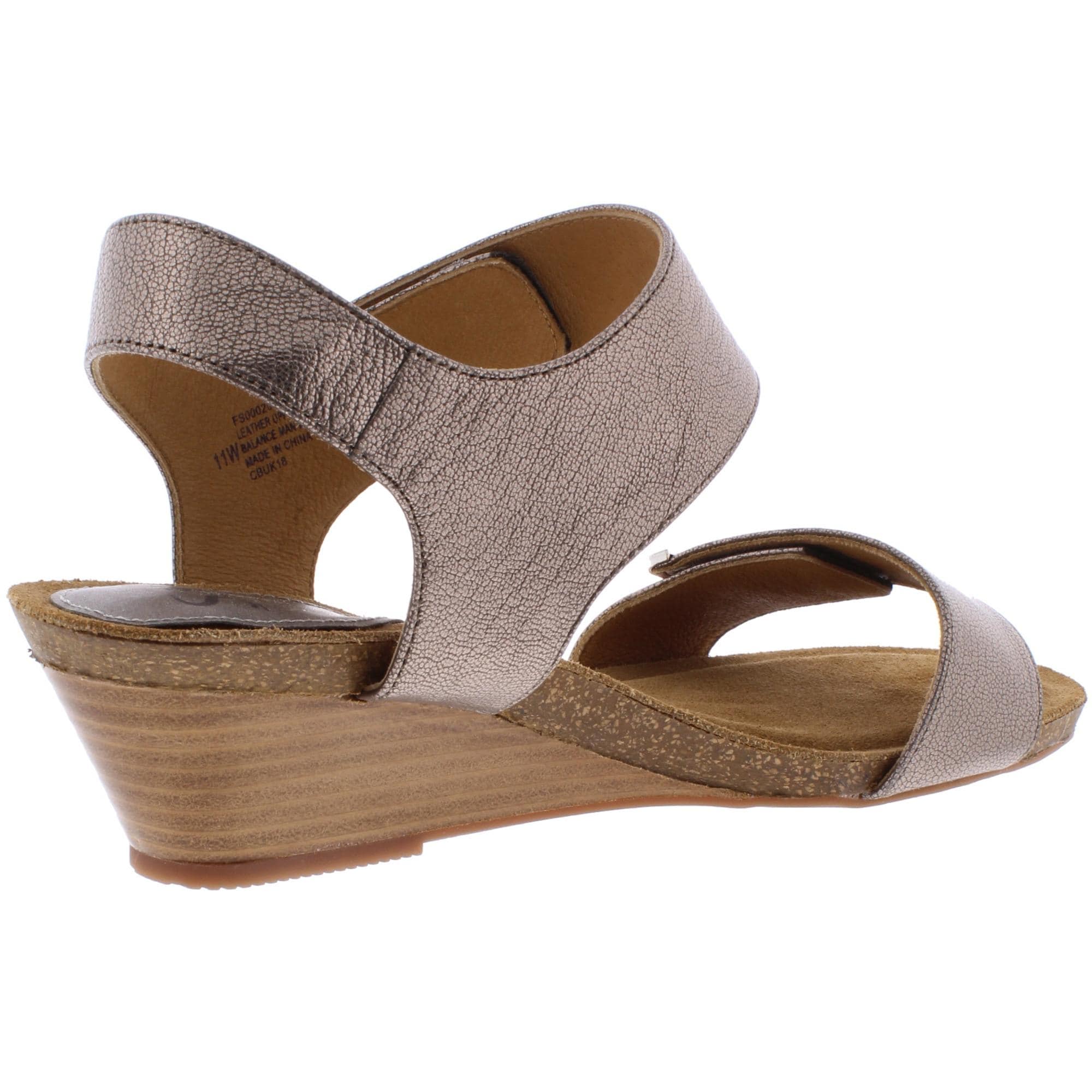 sofft verdi leather wedge sandals