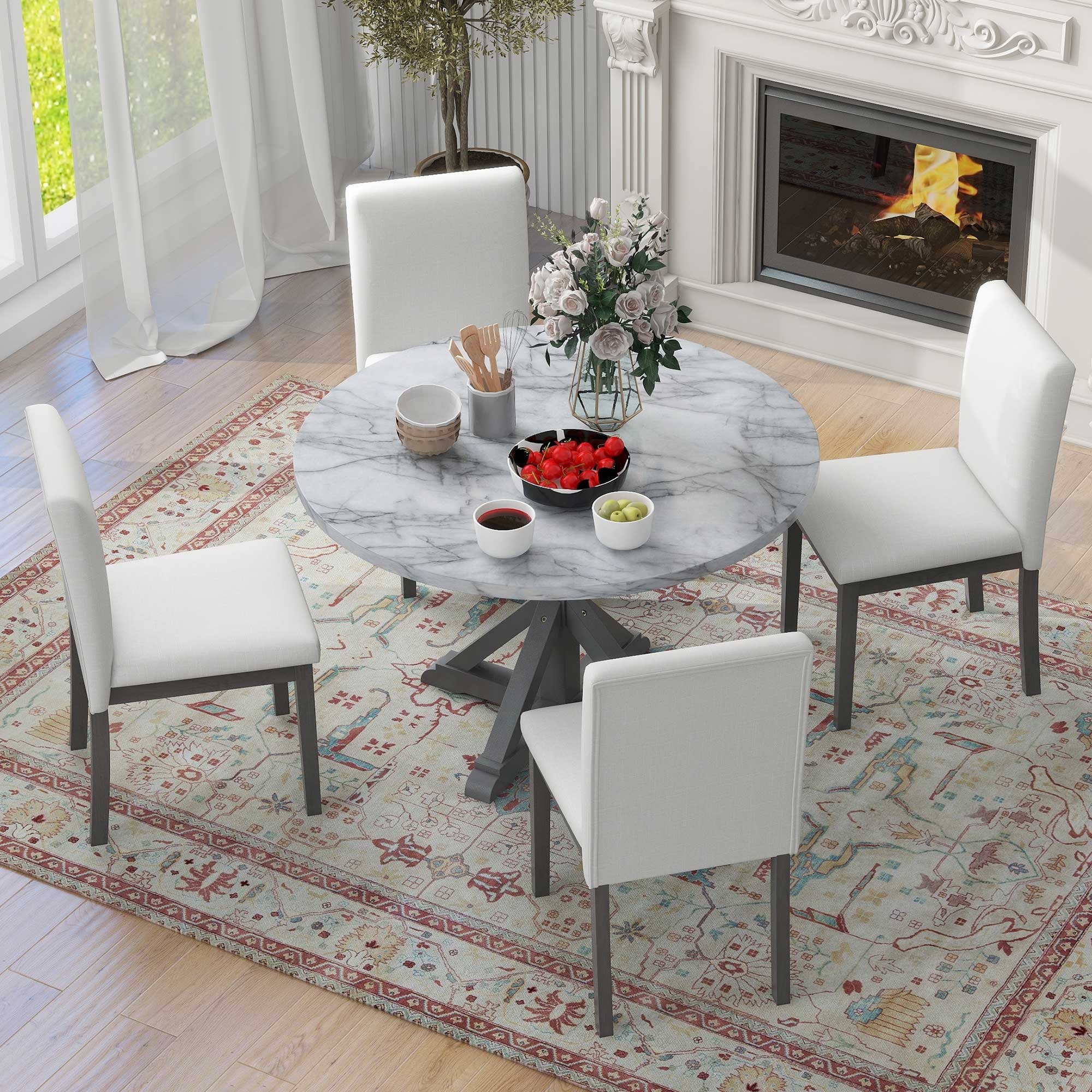 Round Marble Dining Sets Bed Bath Beyond