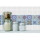 preview thumbnail 23 of 29, Art3d 11.8''X11.8'' Peel and Stick Backsplash Tile Stickers, Colorful Talavera Mexican Tile,(10 Sheets)