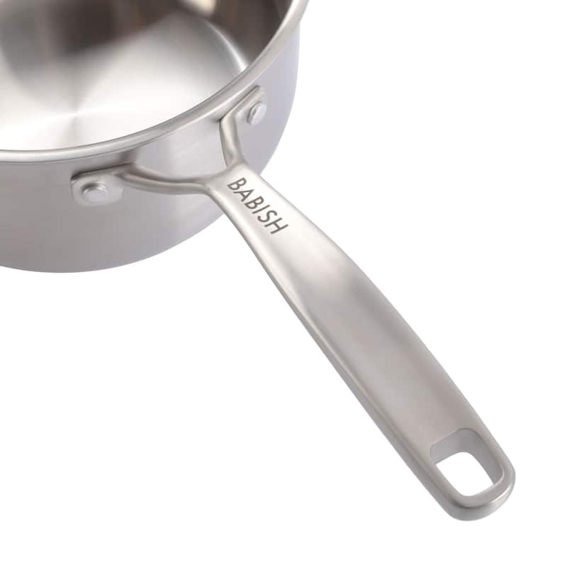 Babish Stainless Steel 3.5qt Triply Professional Grade Sauce Pan