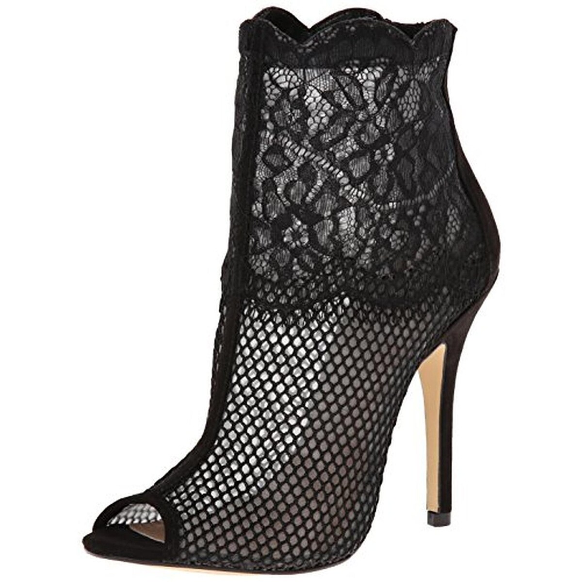 chinese laundry jeopardy mesh lace booties