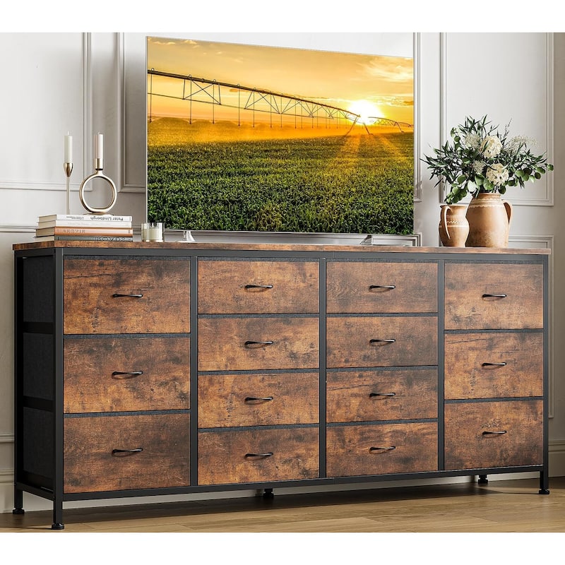 63" W Dresser Tv Stand for 65 70 75 Inch Tv
