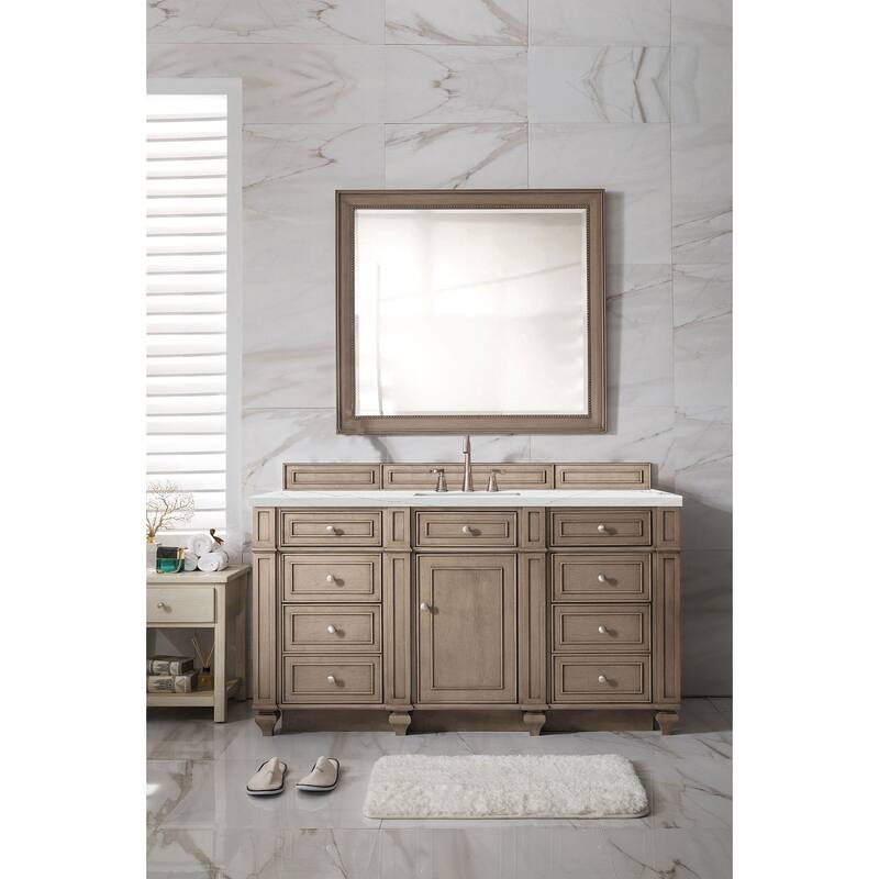 James Martin Vanities 157-V60S-FENC Bristol 60" Free Standing Single