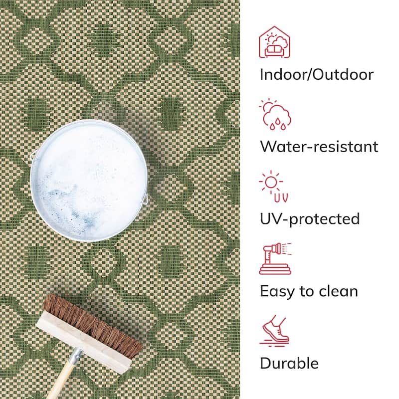 Well Woven Medusa Sol Indoor Outdoor Area Rug