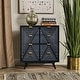 preview thumbnail 7 of 11, Bidi Mid-Century Modern 4-Drawer Mini Chest by Furniture of America Black