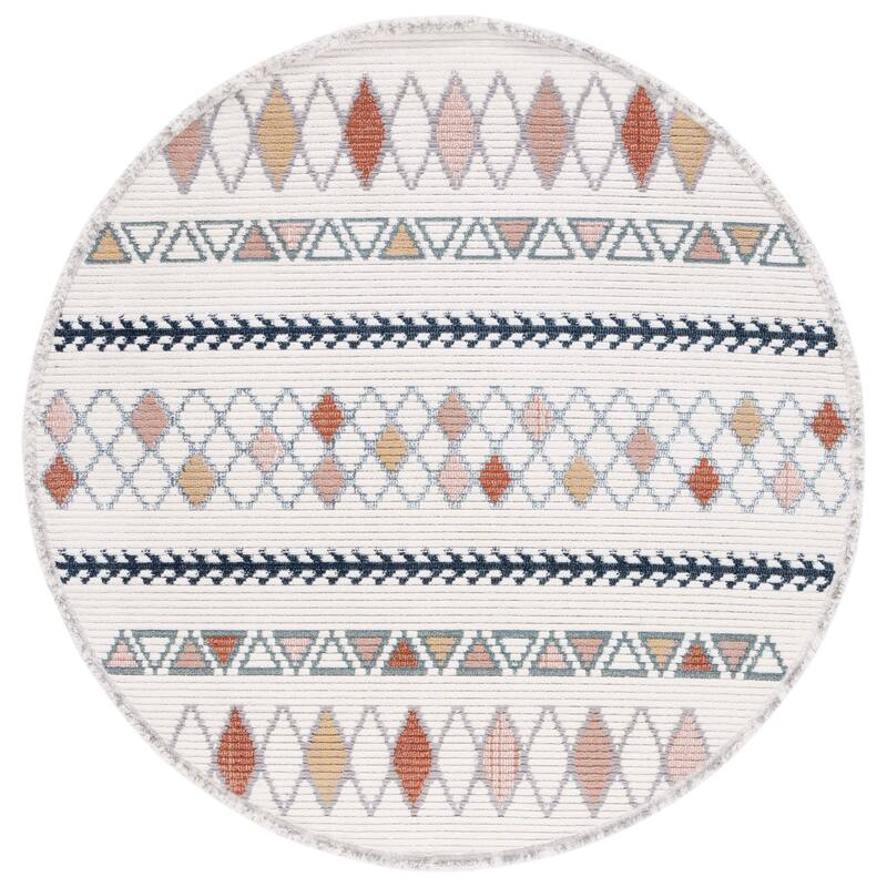 SAFAVIEH Marrakesh Domenica Boho Tribal Fringe Rug