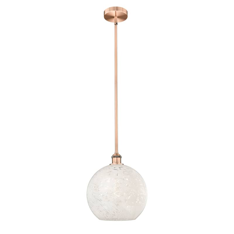 Innovations Lighting 616-1S 13 12 White Mouchette Pendant White