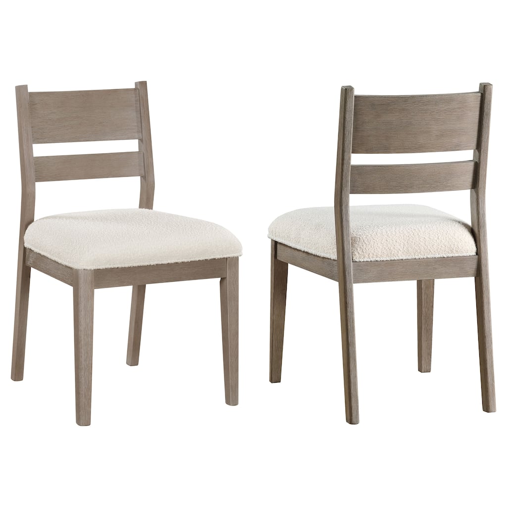 Cornelia Wood Dining Side Chair Coastal Grey (Set of 2) - 20.75'' x 22.50'' x 35.75''