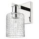 Option Polished Nickel / Clear Basket Weave
