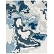 preview thumbnail 14 of 12, SAFAVIEH Handmade Rodeo Drive Eyglo Mid-Century Modern Wool Rug 8' x 10' - Ivory/Navy - Rectangle