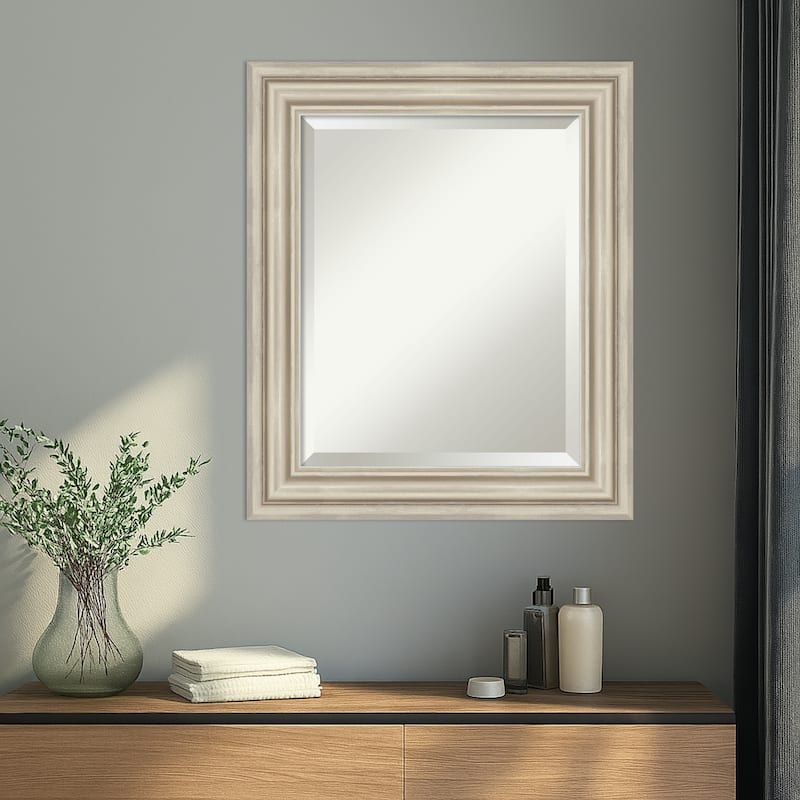 Sierra Beveled Wood Framed Wall Mirror