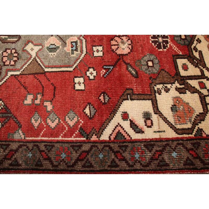 ECARPETGALLERY Hand-knotted Konya Anatolian Red Wool Rug - 4'9 x 9'7
