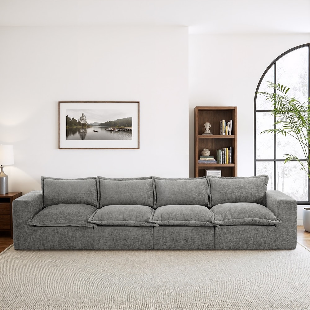 Comfy Cloud Couch Plush Modular Sectional Sofa For Living Room