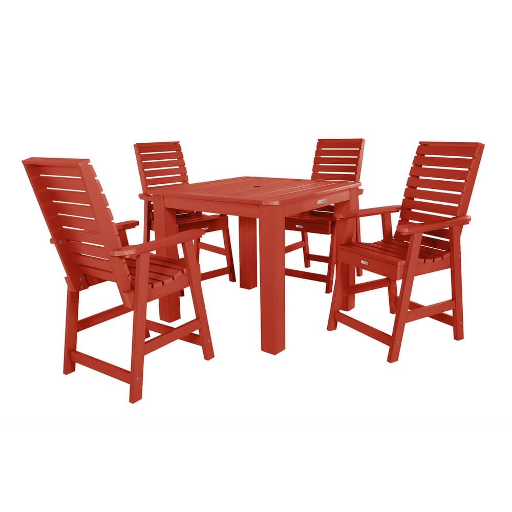 Weatherly Counter Height 5-piece Outdoor Dining Set