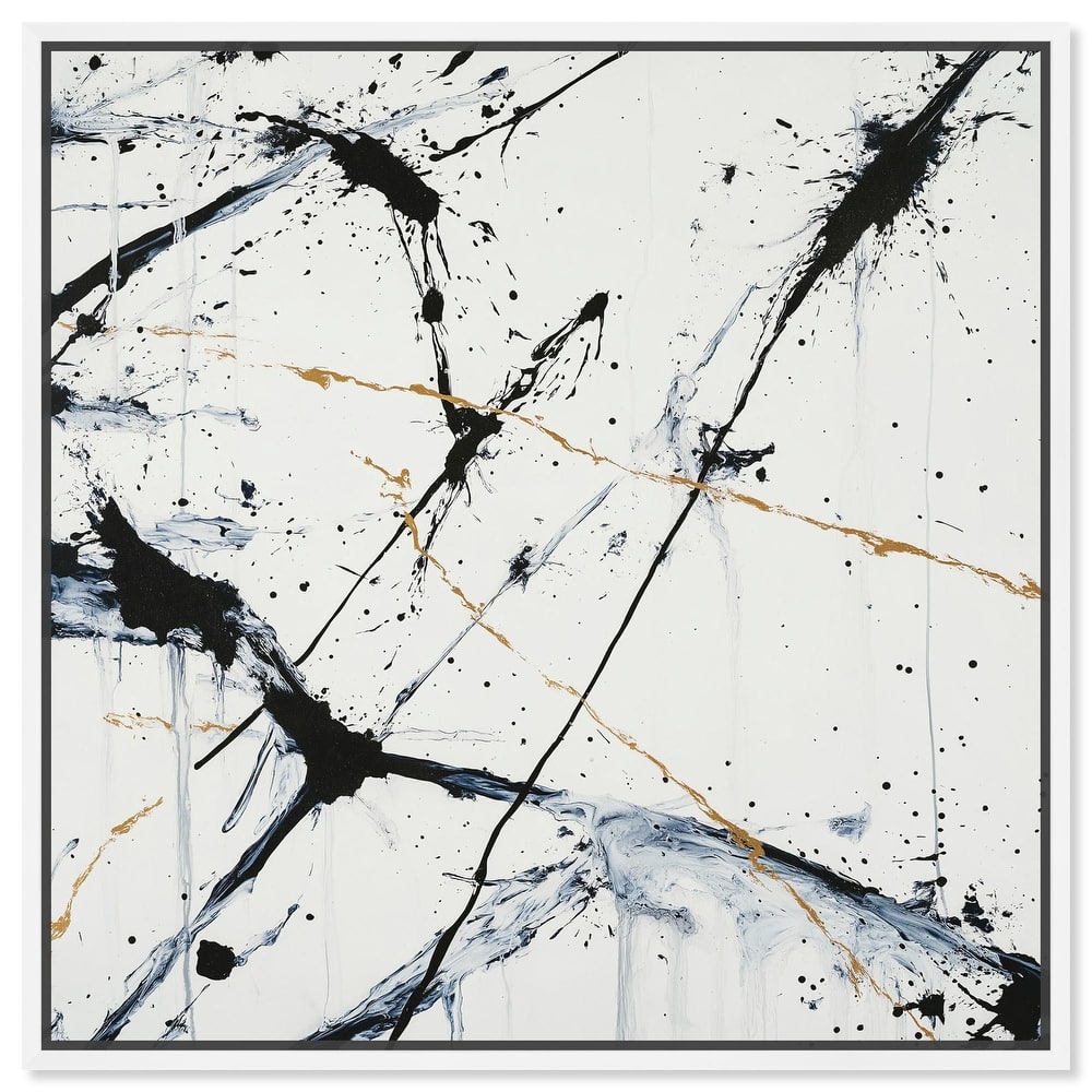 Splintered Impact I Canvas by Art Remedy