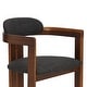 preview thumbnail 11 of 34, Jazmin Mid-Century Modern Upholstered Barrel Dining Chairs - Set of 2/4/6