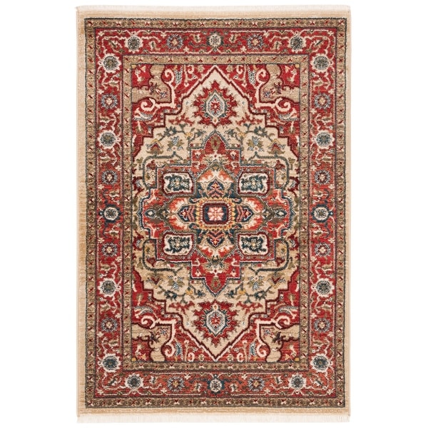 今後値上げ予定★rathore LINEN-PILE floor RUG リネン Lauren Ralph Lauren Quentin Traditional Medallion Fringe Rug - Bed