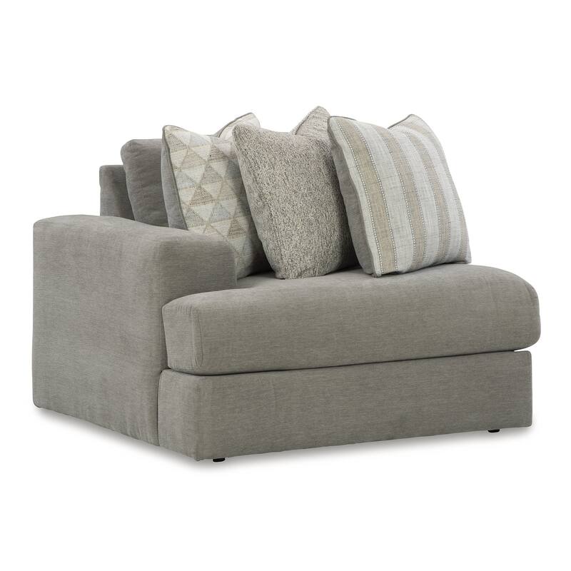 Signature Design by Ashley Avaliyah Gray 2-Piece Sectional Loveseat - 93" W x 44" D x 37" H