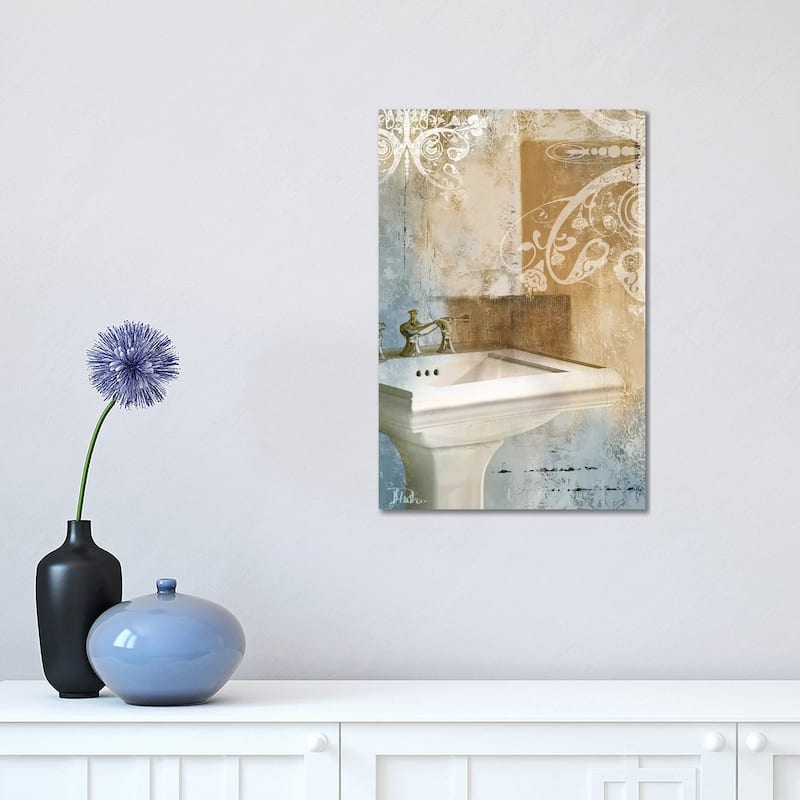 iCanvas "Bathroom & Ornaments II" by Patricia Pinto Canvas Print - 18x12x1.5