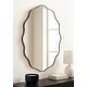 preview thumbnail 4 of 15, Kate and Laurel Viona Oval Scalloped Mirror