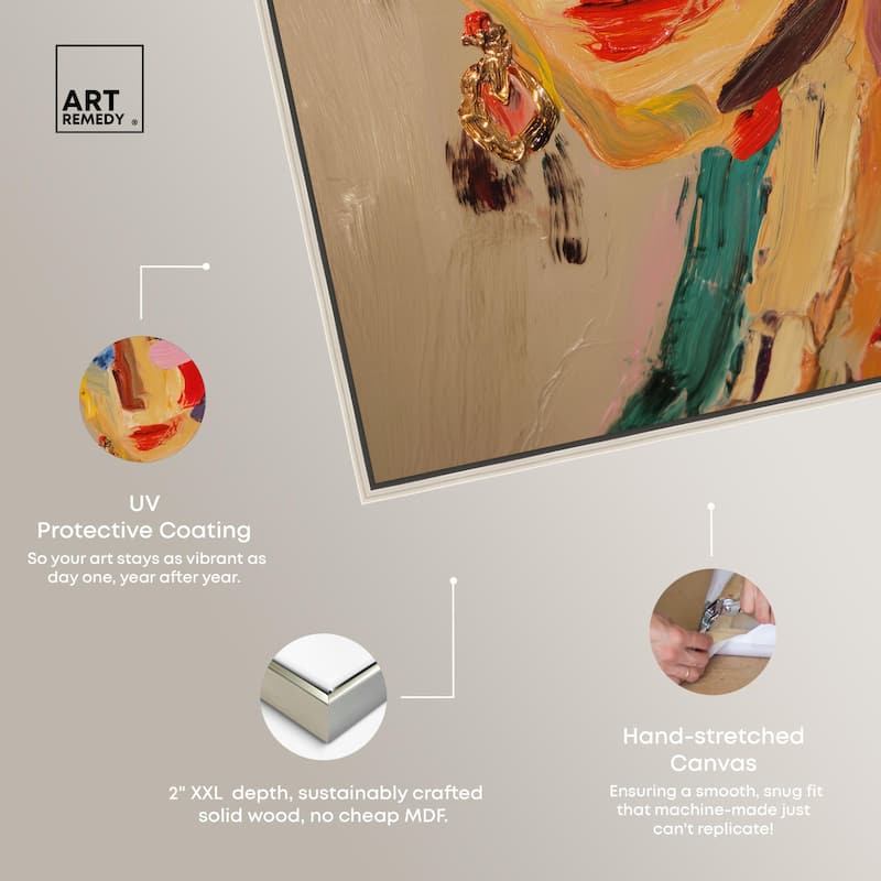 Colorful Expression II Canvas by Art Remedy
