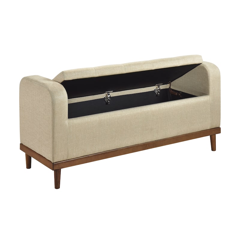 Brighton Fabric Lift Top Storage Bench