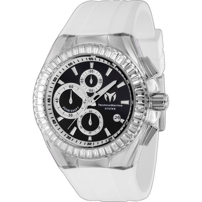 Technomarine Men's TM-121147 Cruise Quartz VD57 Metal Dial Watch - Black