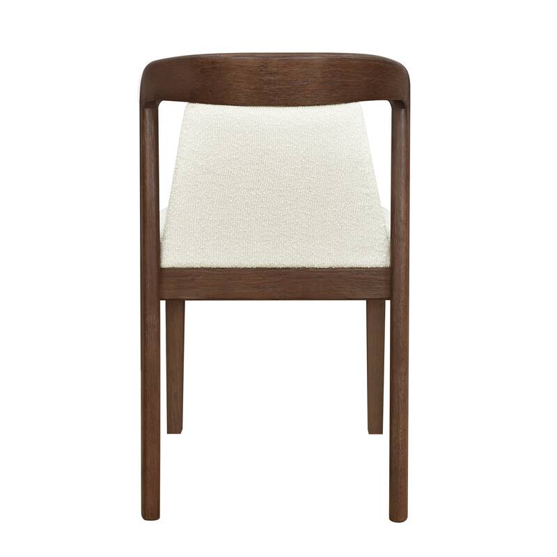 Christopher Knight Home - Ashlin Contemporary Upholstered Armless Dining Chairs with Rubberwood Frame, Set of 2
