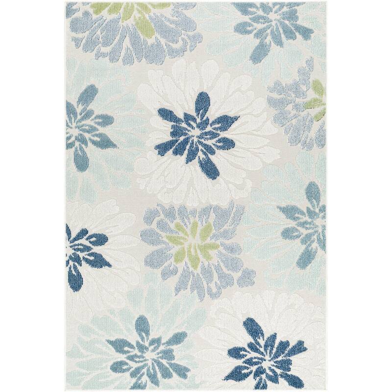 Livabliss Lakeside Tropical Outdoor Area Rug