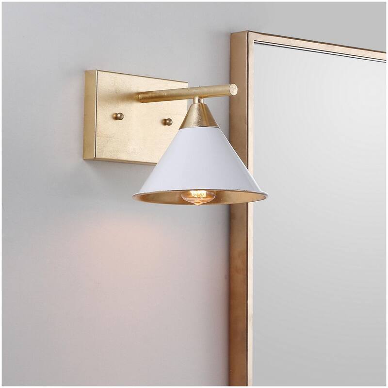 JONATHAN Y Lighting JYL9012 Yvette Single Light 8" Tall Wall Sconce