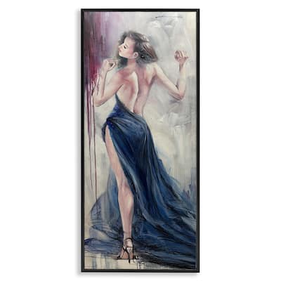 Stupell Trendy Elegance Visage Framed Giclee Art Design By Lucille Lee