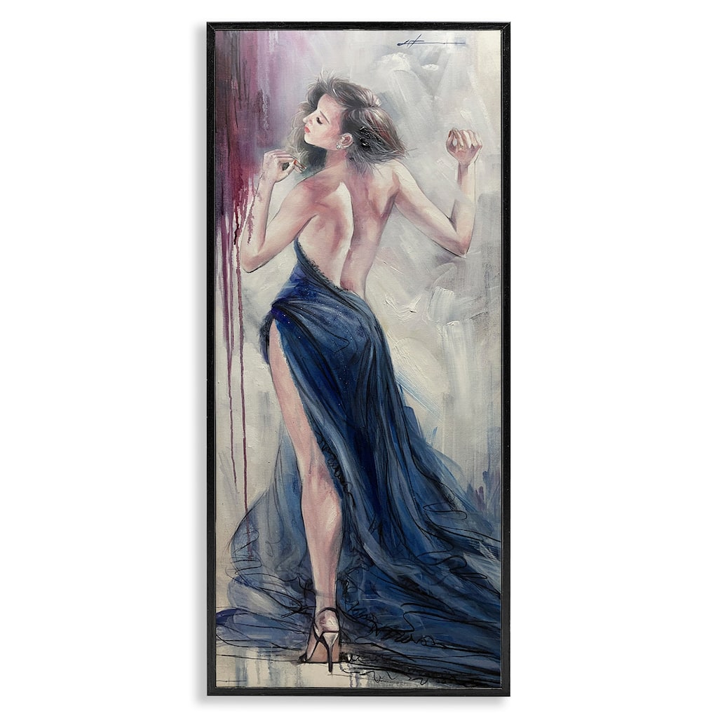 Stupell Trendy Elegance Visage Framed Giclee Art Design By Lucille Lee