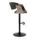 preview thumbnail 67 of 70, Carson Carrington Kanteborg Adjustable Bar Stool with Rounded T Footrest (Set of 2)