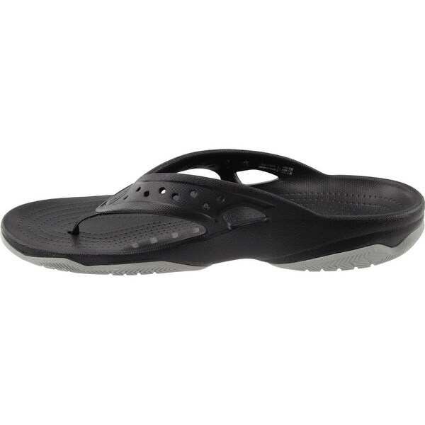 crocs men's swiftwater deck flip