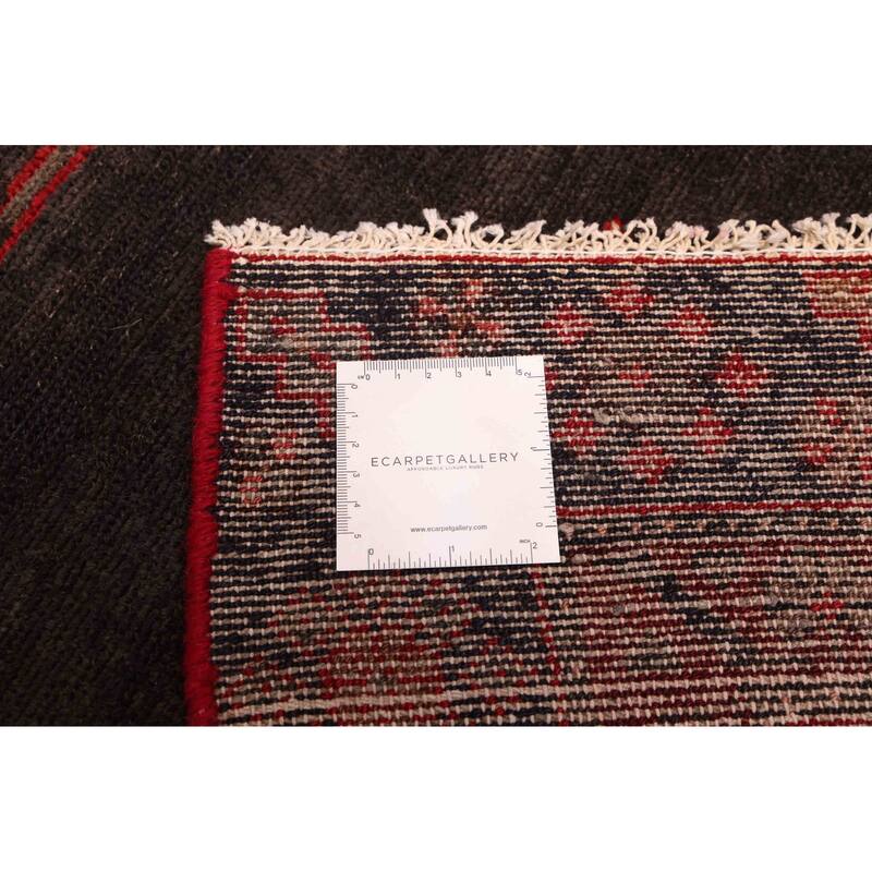 ECARPETGALLERY Hand-knotted Konya Anatolian Black, Red Wool Rug - 4'5 x 9'3