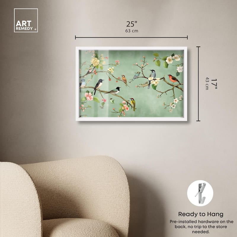 Restful View Shadowbox by Art Remedy