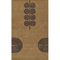 Momeni Simba Hand Tufted Wool Contemporary Area Rug - On Sale - Bed ...