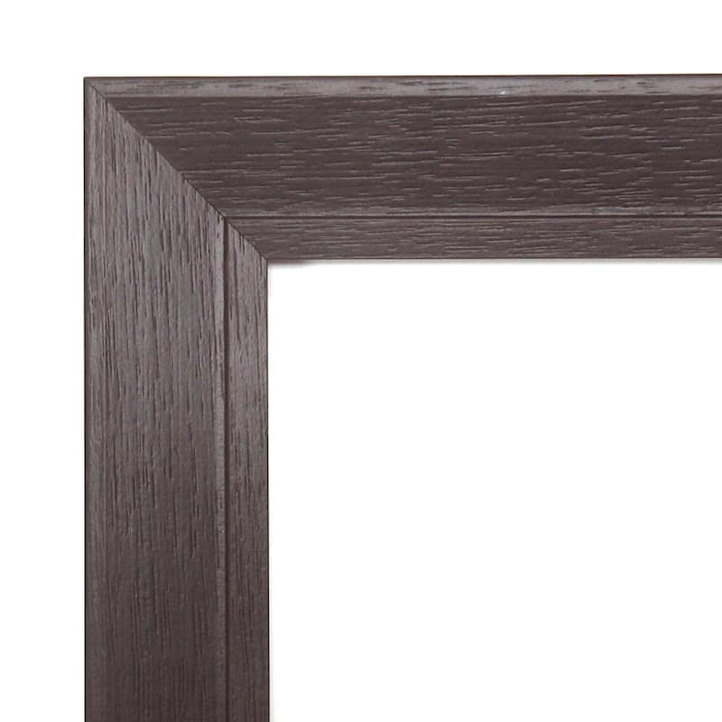 Romano Narrow Wood Framed Natural Corkboard Bulletin Board