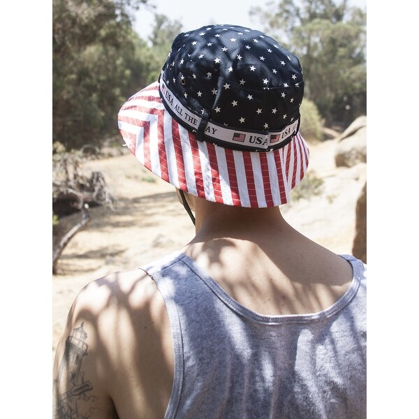 usa all the way bucket hat