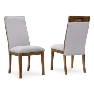 Signature Design by Ashley Lyncott Gray/Brown Dining Chair - 20.13" W x 25.13" D x 40" H