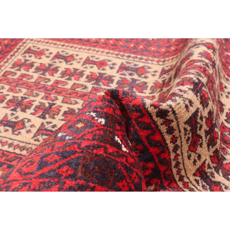 ECARPETGALLERY Hand-knotted Teimani Tan Wool Rug - 2'11 x 5'1