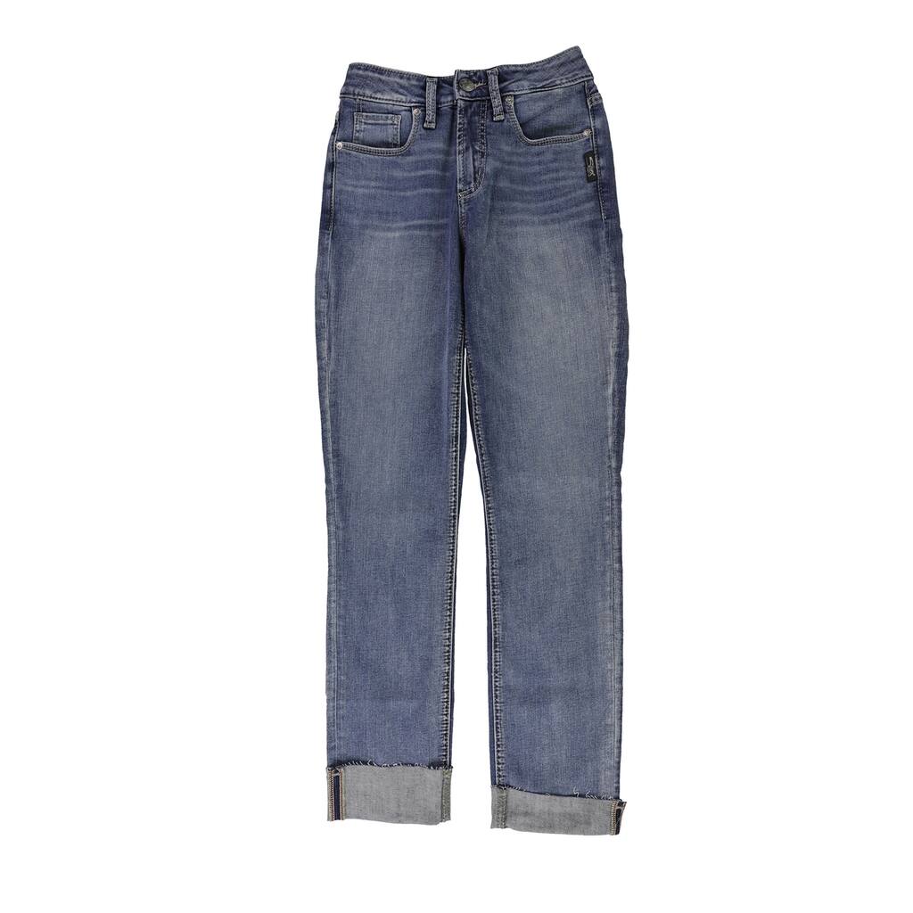 Silver Jeans Womens Avery Curvy Fit Jeans,, Blue, 26