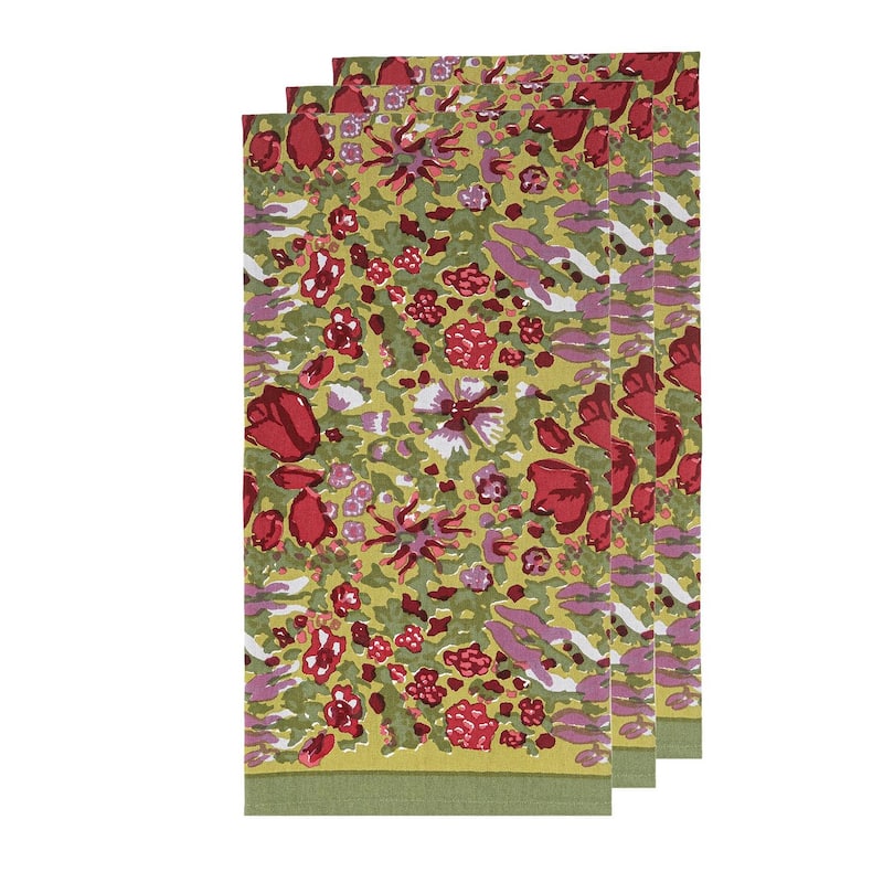 Couleur Nature Jardin Tea Towels - Set of 3